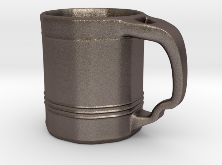 Tri Line Mug 3d printed
