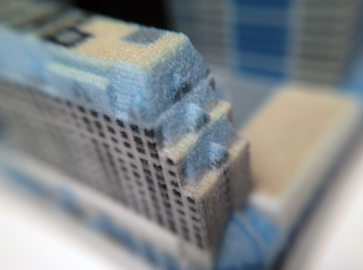 Liberty Place at 1600 Market St - Phladelphia, PA 3d printed Close up of the Westin Hotel.