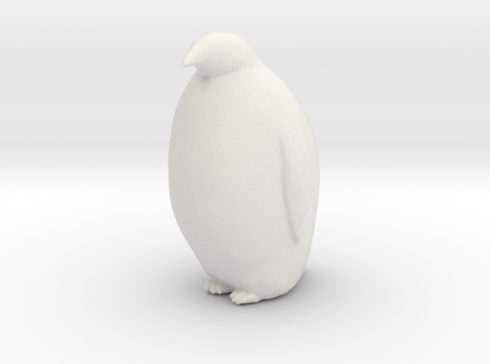 Penguin Looking Ahead 3d printed