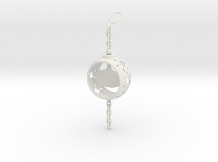DRAW ornament - chain finial personalize 3d printed 