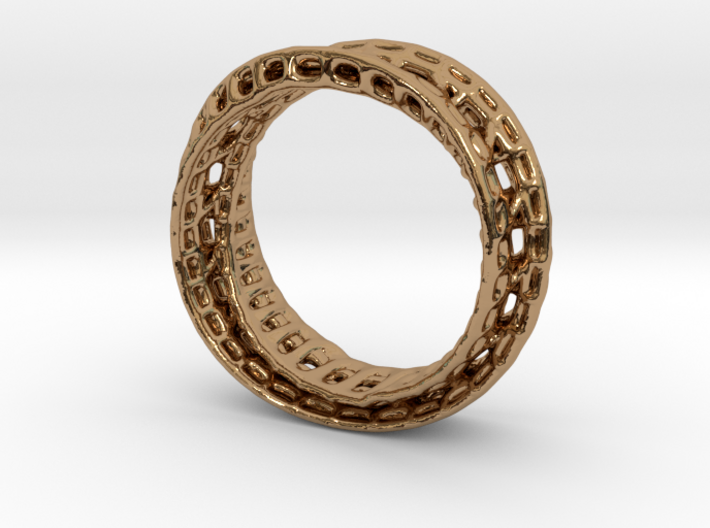 Twisted Bond Ring 18,5mm 3d printed