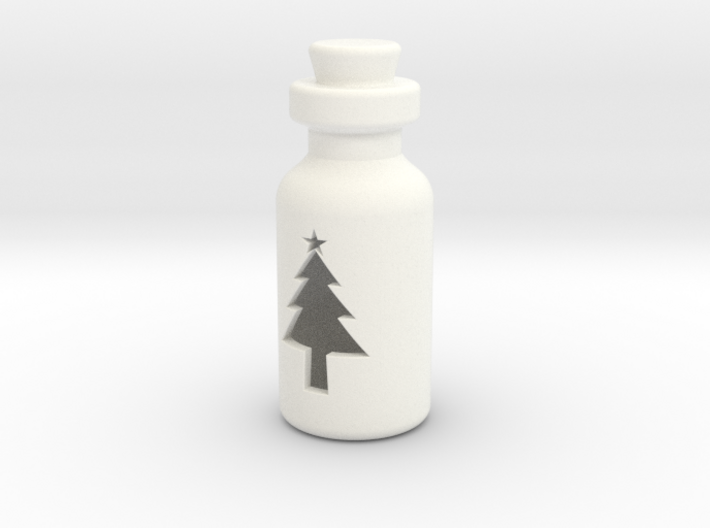 Small Bottle (Christmas Tree) 3d printed