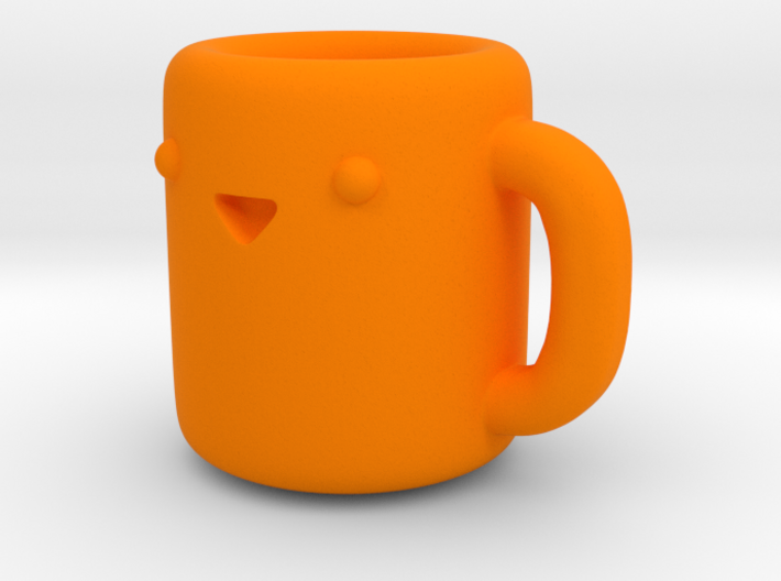 Happy Coffee Cup [Pendant] 3d printed 