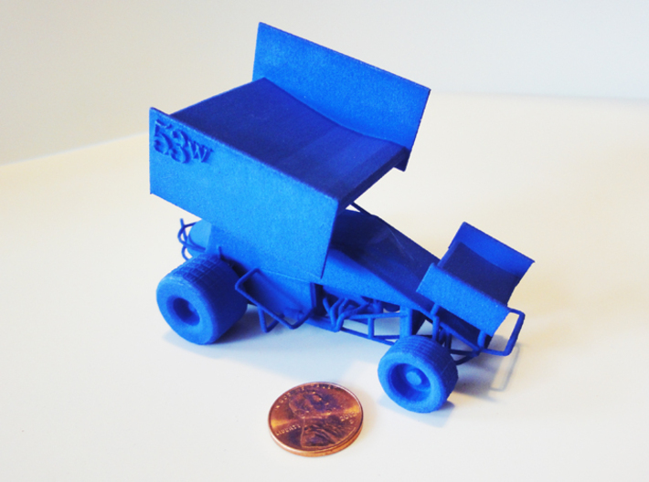 Sprint Car 1/43 Scale 3d printed Actual model contains no numbers