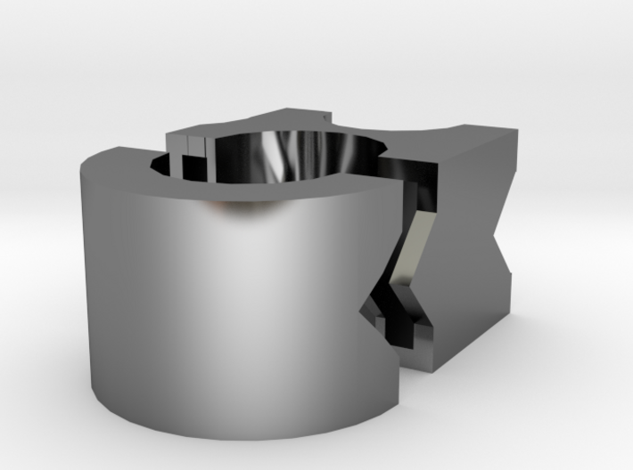 Modular Cable Tie Transition to Large Cable 3d printed