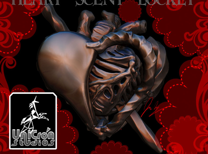 Iron Heart Gothic Lolita Perfume Diffuser 3d printed 
