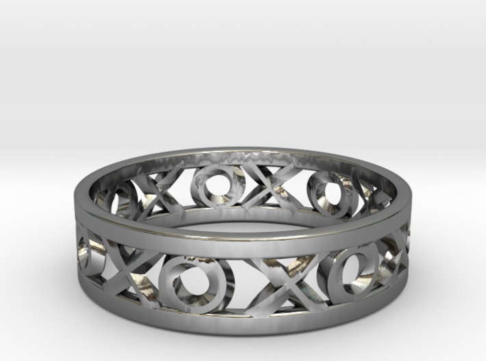 Size 9 Xoxo Ring 3d printed