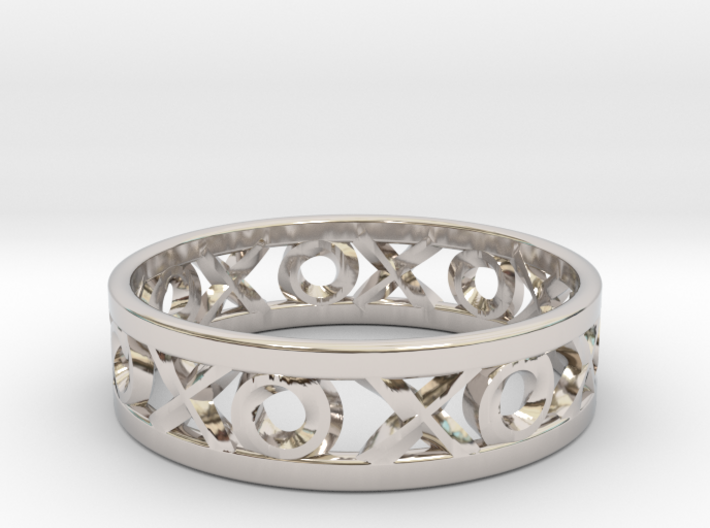 Size 13 Xoxo Ring 3d printed