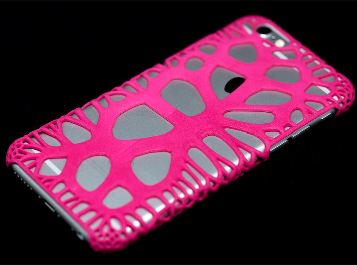 iPhone6 Case Paths (Extreme Voronoi Edition) 3d printed