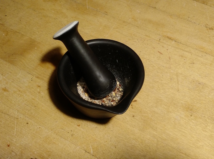 Motar & Pestle 3d printed 