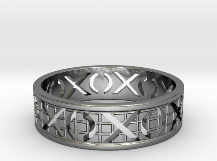 Size 6 Xoxo Ring A 3d printed