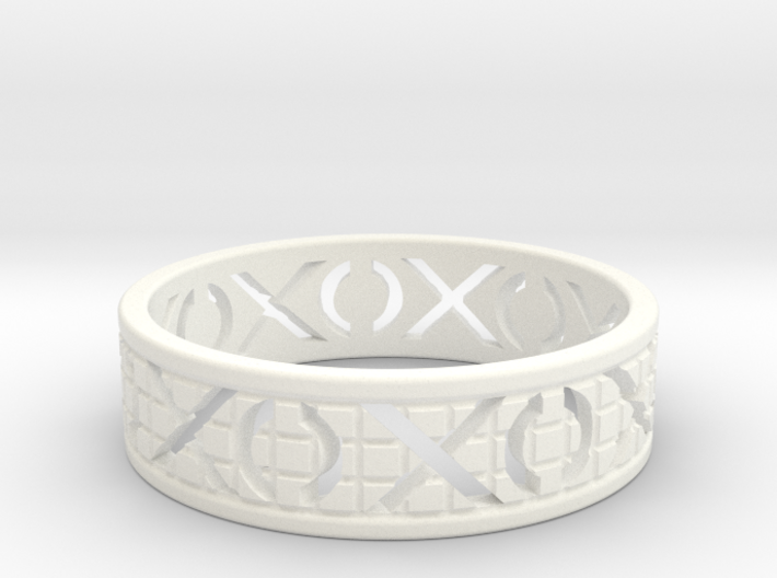 Size 7 Xoxo Ring A 3d printed