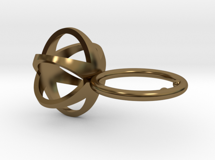 3D STAR GLITZ SPARKLE RING - size 6 3d printed