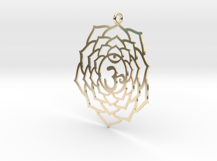 Crown Chakra Necklace 3d printed