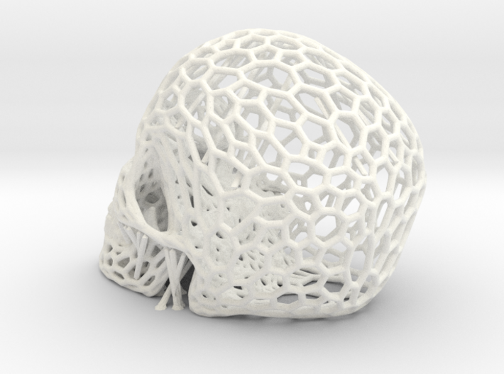 skull lamp 3d printed