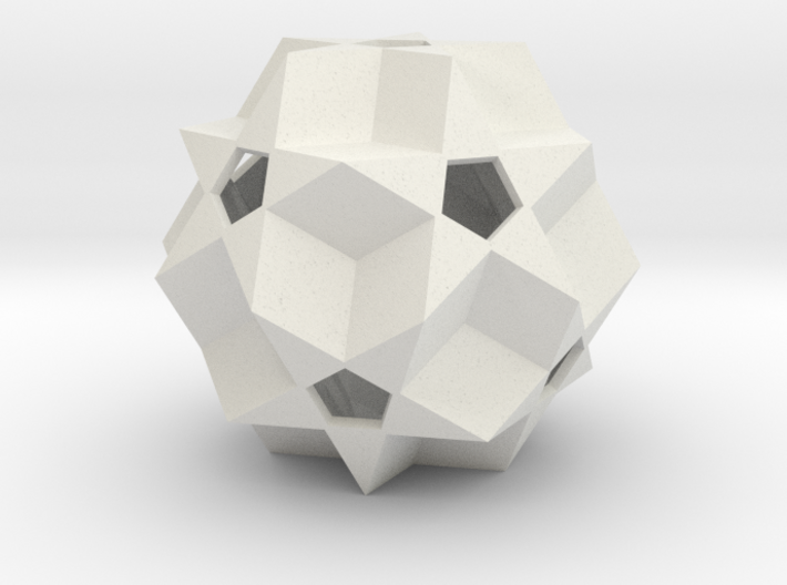 Dodecadodecahedron 3d printed