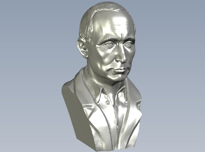 1/9 scale Vladimir Putin president of Russia bust 3d printed 