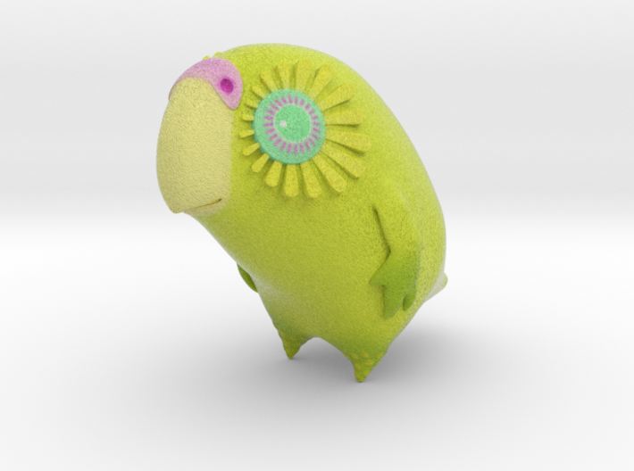 Kakapo Child (34mm) 3d printed