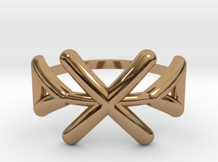 Tribal ring Size M / 6 3d printed