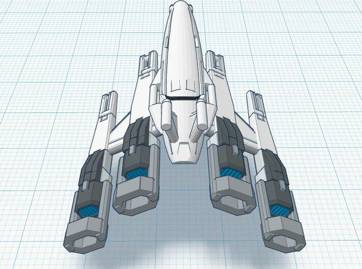 Nomad-D SR-II 3d printed Tier 3 XIA spacecraft REGULATION XIA SPEC **TRIBUTE**
