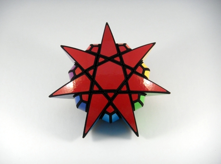 Star of The Seven Puzzle 3d printed View 2