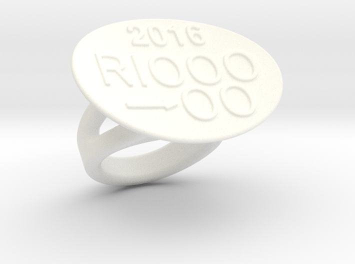 Rio 2016 Ring 20 - Italian Size 20 3d printed