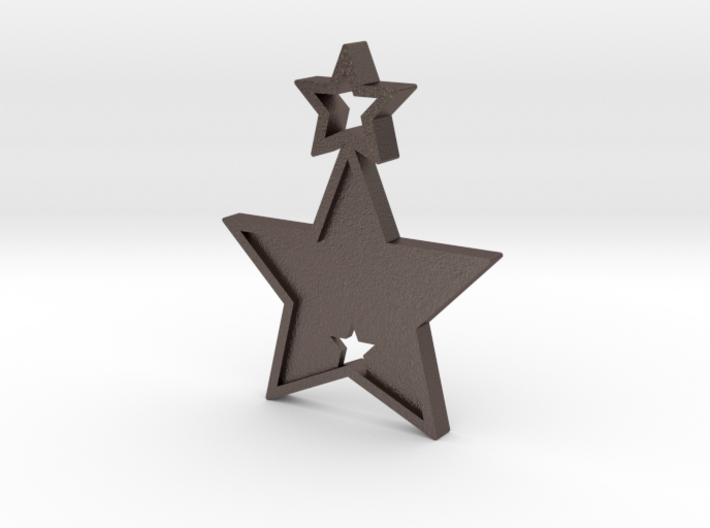 Star Pendant (Customizable) 3d printed