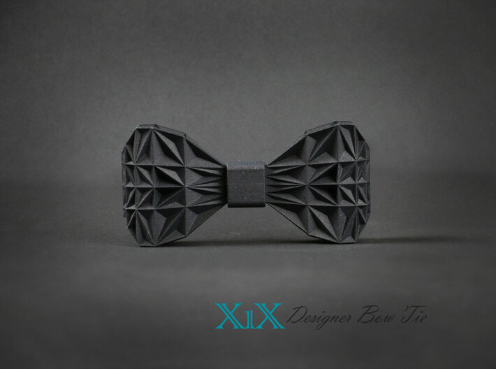 Designer Bow Tie &quot;X1X&quot; 3d printed