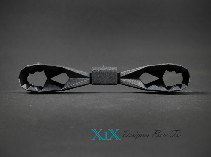 Designer Bow Tie "X1X" 3d printed 