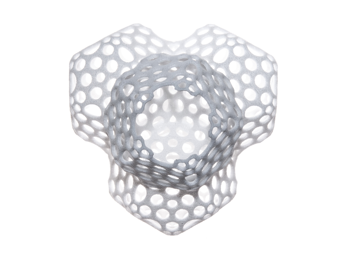 Radiolaria Tetrahedra Planter 3d printed 