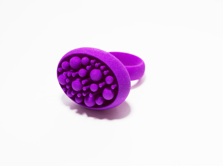 Bunch ring - size 8/18mm 3d printed 
