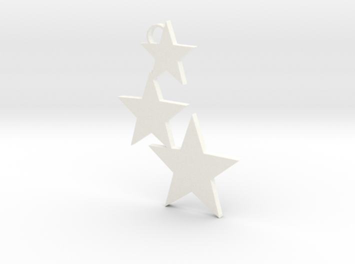 Holiday Stars Ornament 3d printed