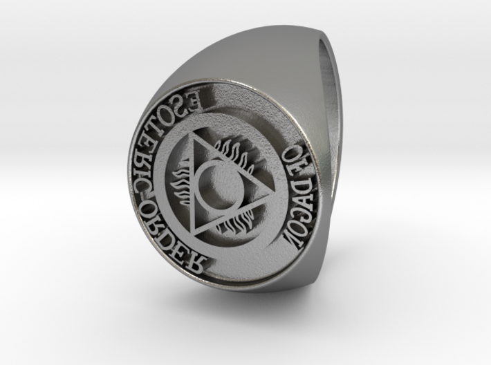Esoteric Order Of Dagon Signet Ring Size 12.5 3d printed
