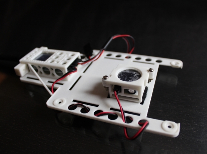 Fatshark Predator V2 Filter Housing *3s Model ONLY 3d printed Shown mounted to the d3wey Custom FPV Undertray
