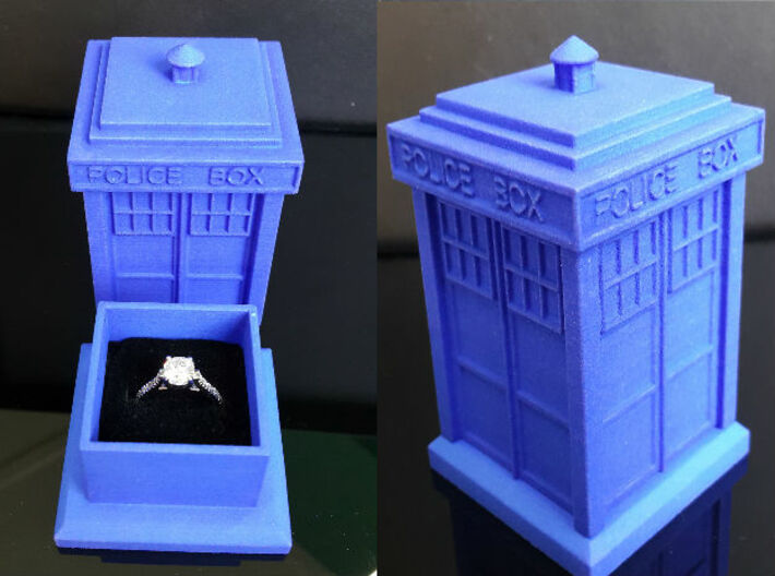 TARDIS Ring Box Part 1 3d printed