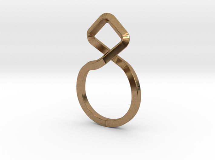 A-LINE Dancing D.011 Ring US size 3.5, d=14,5mm 3d printed