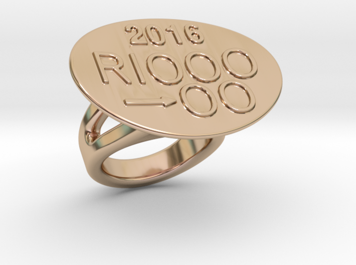 Rio 2016 Ring 30 - Italian Size 30 3d printed