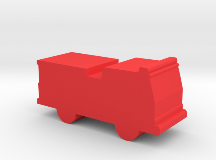 Game Piece, Fire Engine 3d printed