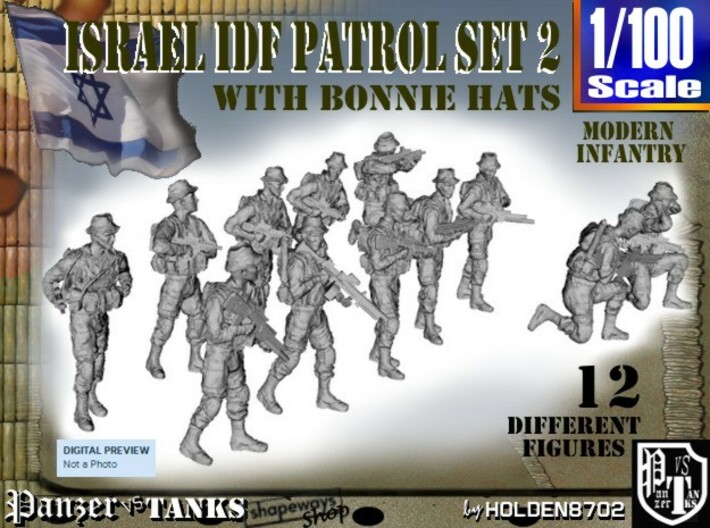 1-100 IDF BONNIE PATROL SET 2 3d printed