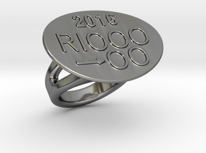 Rio 2016 Ring 33 - Italian Size 33 3d printed