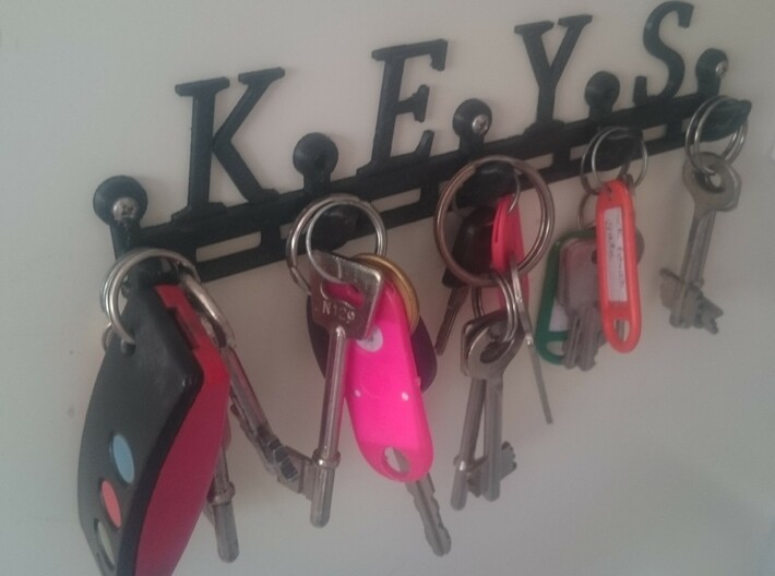 Key Rack 3d printed 