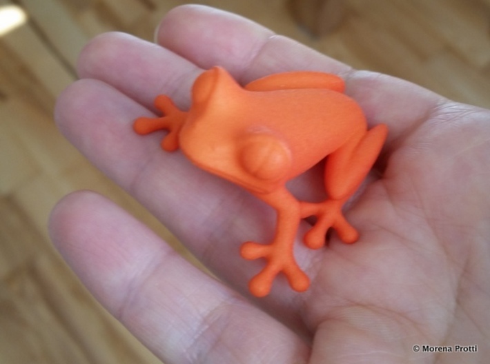SuperTreefrog - 3D Printing Classic Designer Toy 3d printed Very smooth print and strong material