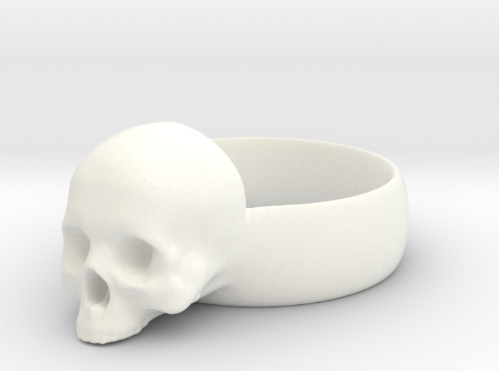 Skull Ring 3d printed