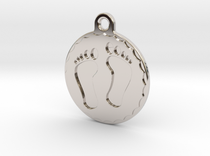 Baby Feet - Charm / Pendant 3d printed