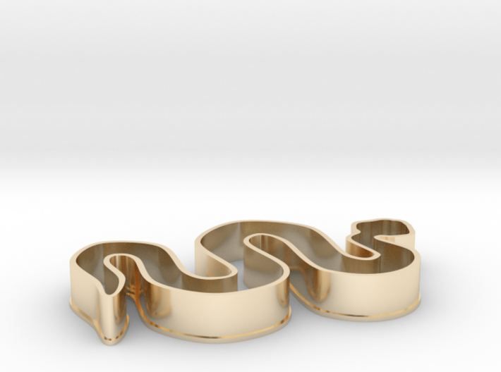 Snake Cookie Cutter 3d printed