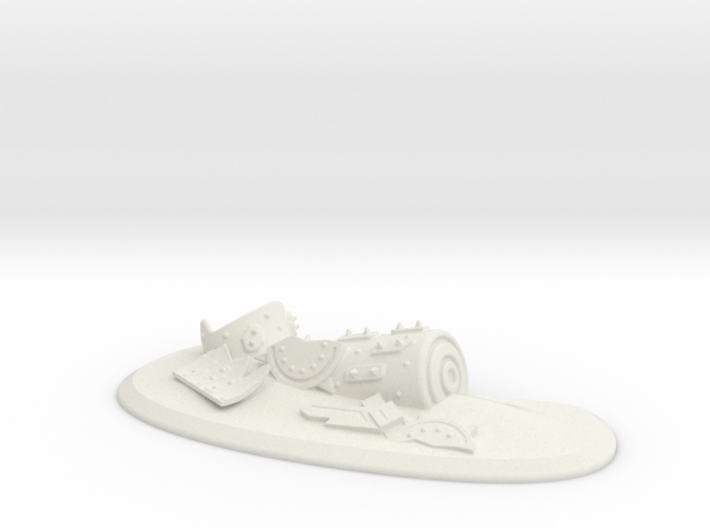 Ork Battle Wagon Waste Land 3d printed