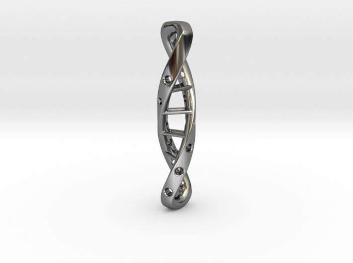 tritium: Dna Supported vial keyfob pendant 3d printed