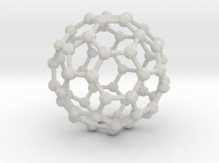 0370 Truncated Icosahedron V&amp;E (a=1cm) #003 3d printed