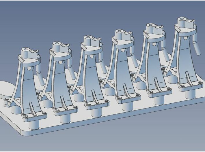 CPR Switchstand HO Scale Set of 6 3d printed 