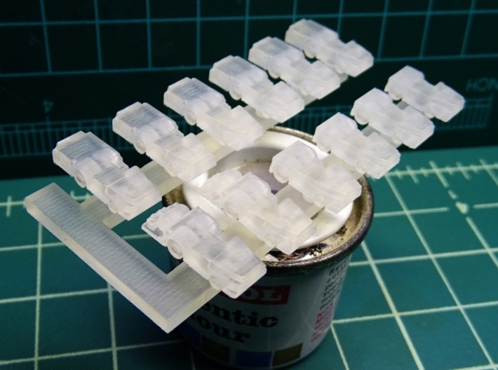 1:350 Scale MD-3 Tow Tractors (12x - Early Types) 3d printed